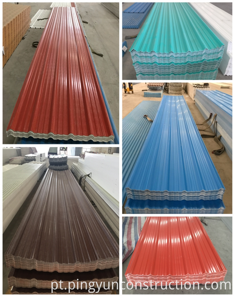 PVC roofing sheet